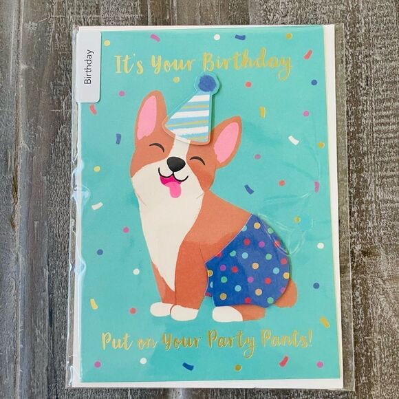 Happy Birthday Party Dogs Greeting Cards Lot of 4 - Picture 9 of 9